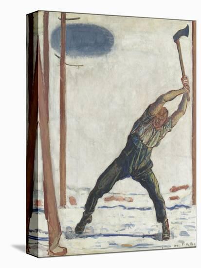 Le bûcheron (der Holzfäller)-Ferdinand Hodler-Stretched Canvas