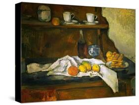 Le buffet - The sideboard, 1877-Paul Cezanne-Stretched Canvas