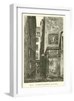 Le Cabaret Du Lapin Blanc, Rue Aux Feves-null-Framed Giclee Print