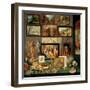 Le Cabinet De Curiosites - the Collector's Cabinet (Cabinets of Curiosities) - Frans Francken, the-Frans II Francken-Framed Giclee Print