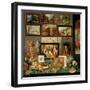 Le Cabinet De Curiosites - the Collector's Cabinet (Cabinets of Curiosities) - Frans Francken, the-Frans II Francken-Framed Giclee Print