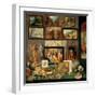 Le Cabinet De Curiosites - the Collector's Cabinet (Cabinets of Curiosities) - Frans Francken, the-Frans II Francken-Framed Giclee Print