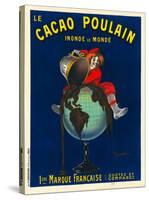 Le cacao Poulain inonde le monde, 1911-Leonetto Cappiello-Stretched Canvas