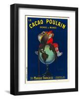 Le cacao Poulain inonde le monde, 1911-Leonetto Cappiello-Framed Art Print