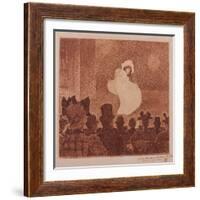 Le Café Concert’, 1896-Theo van Rysselberghe-Framed Giclee Print