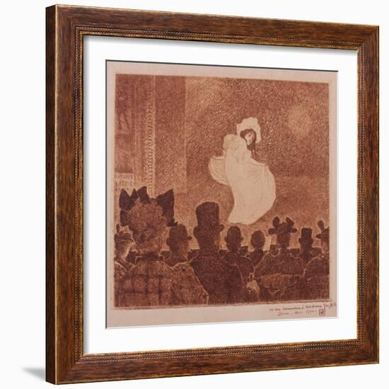 Le Café Concert’, 1896-Theo van Rysselberghe-Framed Giclee Print