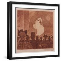 Le Café Concert’, 1896-Theo van Rysselberghe-Framed Giclee Print