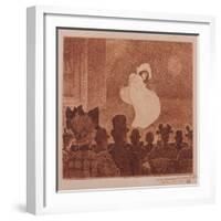 Le Café Concert’, 1896-Theo van Rysselberghe-Framed Giclee Print