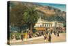 Le Cafe de Paris in Monte Carlo-null-Stretched Canvas