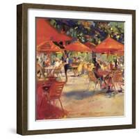 Le Cafe Du Jardin-Peter Graham-Framed Premium Giclee Print