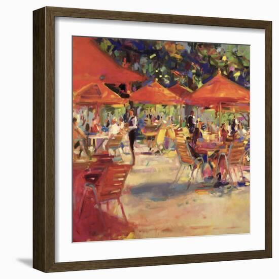 Le Cafe Du Jardin-Peter Graham-Framed Premium Giclee Print