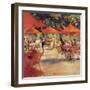 Le Cafe Du Jardin-Peter Graham-Framed Premium Giclee Print