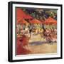 Le Cafe Du Jardin-Peter Graham-Framed Premium Giclee Print