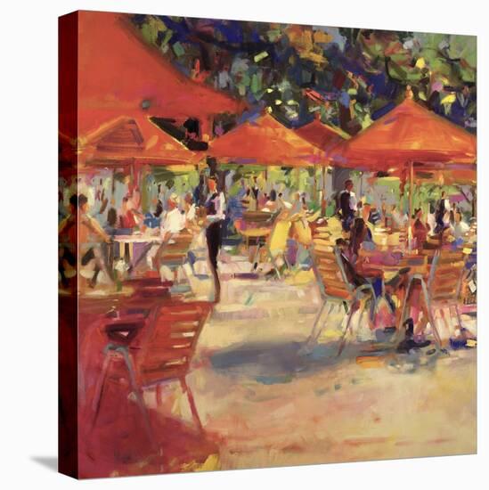 Le Cafe Du Jardin-Peter Graham-Stretched Canvas