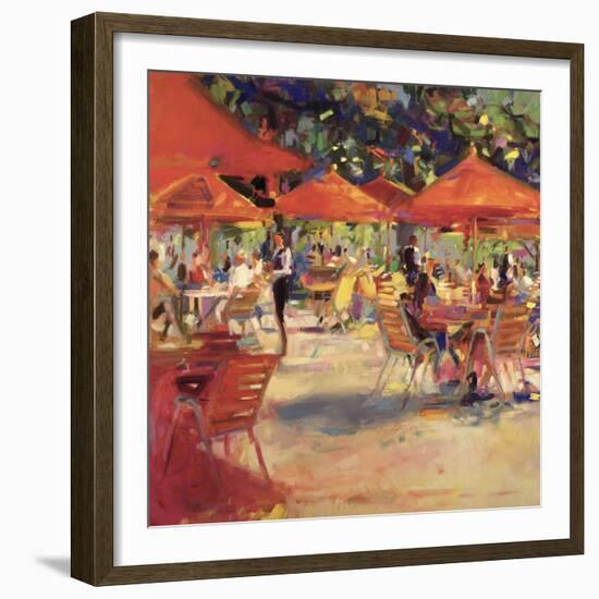 Le Cafe Du Jardin-Peter Graham-Framed Giclee Print