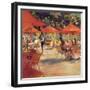 Le Cafe Du Jardin-Peter Graham-Framed Giclee Print