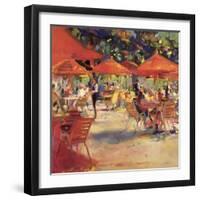 Le Cafe Du Jardin-Peter Graham-Framed Giclee Print