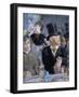 Le Café - Le Concert, 1878-Edouard Manet-Framed Giclee Print