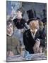 Le Café - Le Concert, 1878-Edouard Manet-Mounted Giclee Print