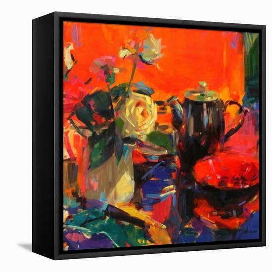 Le Cafe-Peter Graham-Framed Stretched Canvas
