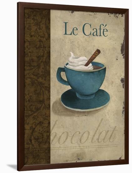 Le Café-Elizabeth Medley-Framed Art Print