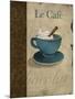 Le Café-Elizabeth Medley-Mounted Art Print