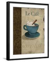 Le Café-Elizabeth Medley-Framed Art Print