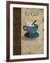 Le Café-Elizabeth Medley-Framed Art Print