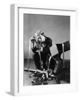 Le Cameraman (The Cameraman) De Edward Sedgwick Avec Buster Keaton 1928-null-Framed Photo