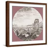 Le Campo Vaccino-Stefano della Bella-Framed Art Print