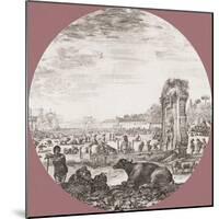 Le Campo Vaccino-Stefano della Bella-Mounted Art Print