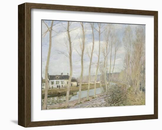 Le canal du Loing-Alfred Sisley-Framed Giclee Print