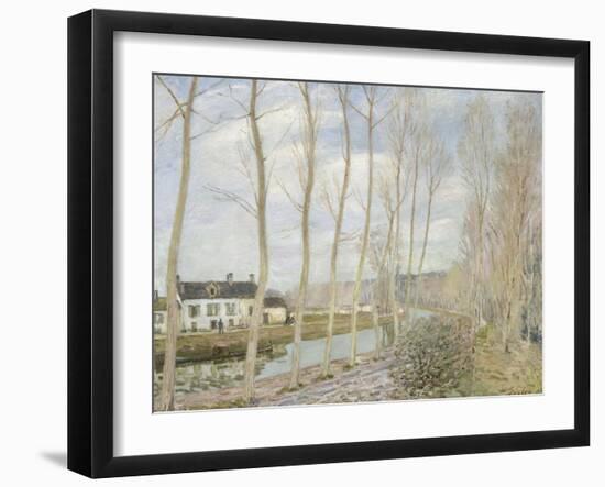 Le canal du Loing-Alfred Sisley-Framed Giclee Print