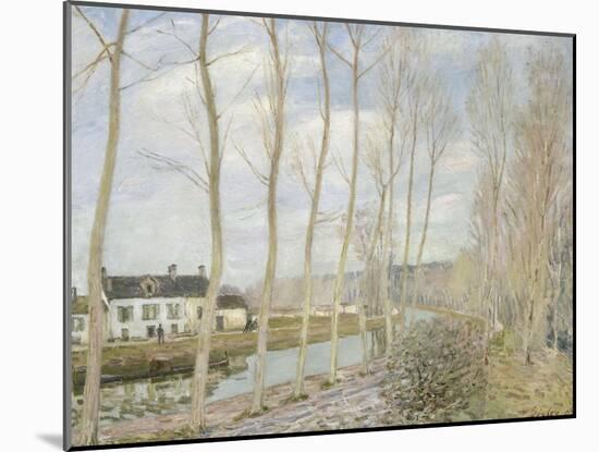 Le canal du Loing-Alfred Sisley-Mounted Giclee Print