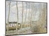 Le canal du Loing-Alfred Sisley-Mounted Premium Giclee Print