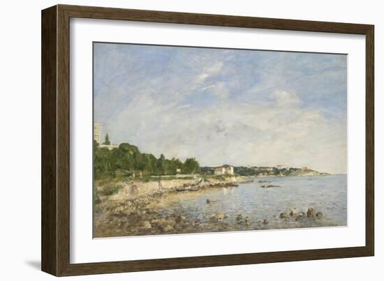 Le Cap, Antibes, 1893 (Oil on Canvas)-Eugene Louis Boudin-Framed Giclee Print