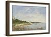 Le Cap, Antibes, 1893 (Oil on Canvas)-Eugene Louis Boudin-Framed Giclee Print
