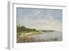 Le Cap, Antibes, 1893 (Oil on Canvas)-Eugene Louis Boudin-Framed Giclee Print