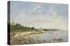 Le Cap, Antibes, 1893 (Oil on Canvas)-Eugene Louis Boudin-Stretched Canvas