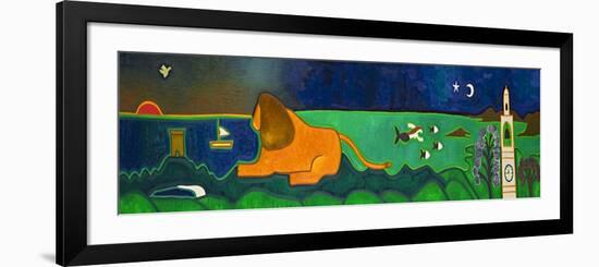 Le Cap De Roccapina Et Son Lion, 2014-Cristina Rodriguez-Framed Premium Giclee Print