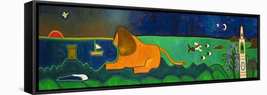 Le Cap De Roccapina Et Son Lion, 2014-Cristina Rodriguez-Framed Stretched Canvas