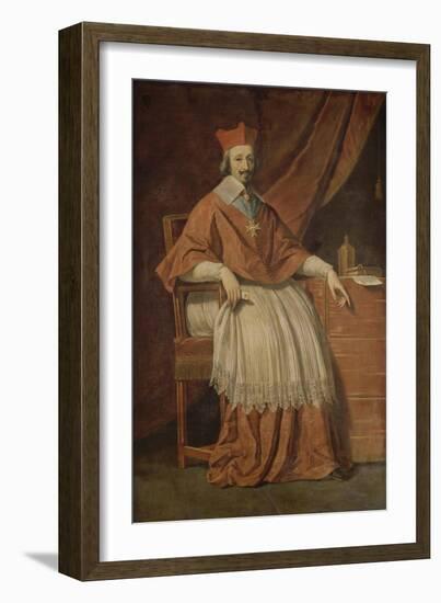 Le cardinal de Richelieu-Philippe De Champaigne-Framed Giclee Print