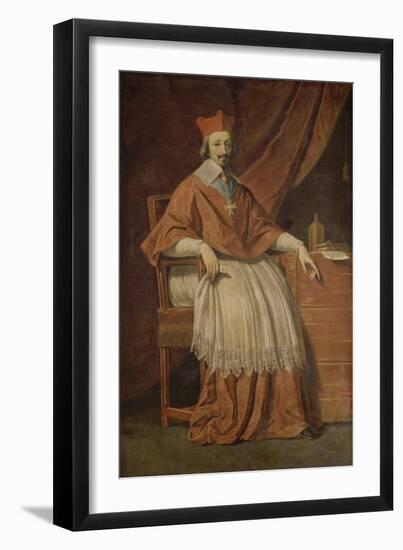 Le cardinal de Richelieu-Philippe De Champaigne-Framed Giclee Print