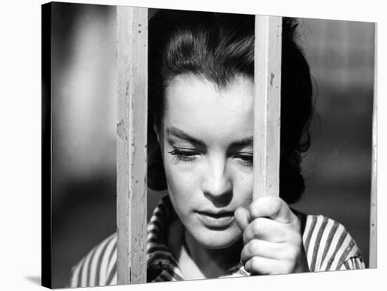 Le Cardinal THE CARDINAL by Otto Preminger with Romy Schneider, 1963 (b/w photo)-null-Stretched Canvas