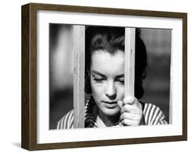 Le Cardinal THE CARDINAL by Otto Preminger with Romy Schneider, 1963 (b/w photo)-null-Framed Photo