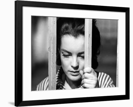 Le Cardinal THE CARDINAL by Otto Preminger with Romy Schneider, 1963 (b/w photo)-null-Framed Photo