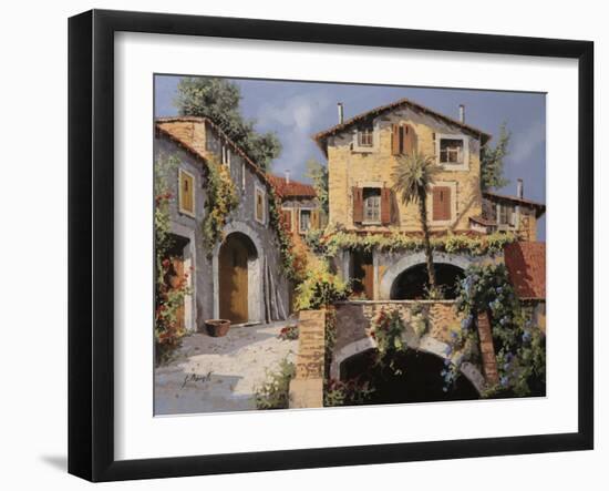 Le Casa e la Palma-Guido Borelli-Framed Giclee Print