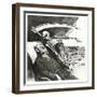 Le Cauchemar De Bismarck: La Mort: 'Merci', Bismarck's Nightmare, 1870-Honore Daumier-Framed Giclee Print