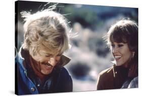 Le Cavalier electrique THE ELECTRIC HORSEMAN by SydneyPollack with Robert Redford and Jane Fonda, 1-null-Stretched Canvas