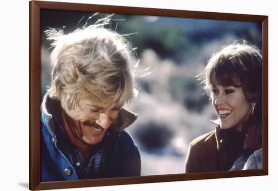 Le Cavalier electrique THE ELECTRIC HORSEMAN by SydneyPollack with Robert Redford and Jane Fonda, 1-null-Framed Photo